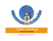 Tablet Screenshot of pfarrei-duedingen.ch
